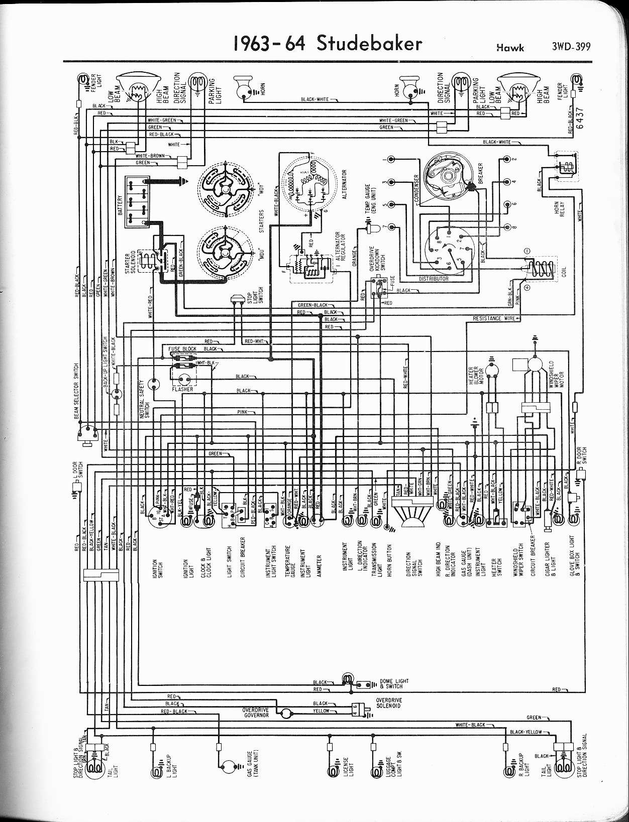 Wiring Manual PDF: 1929 Studebaker Wiring Diagram